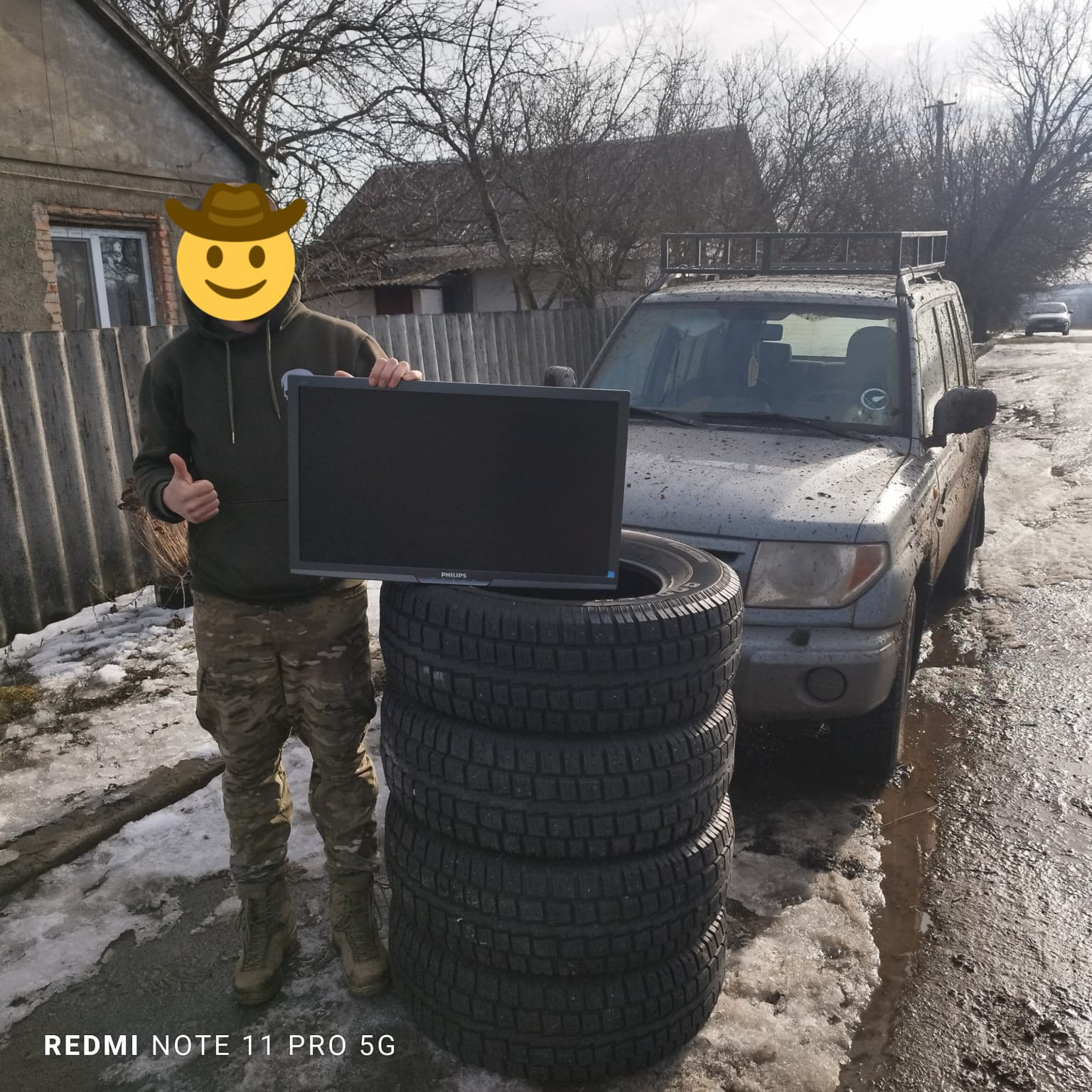Tyres and computer equipment